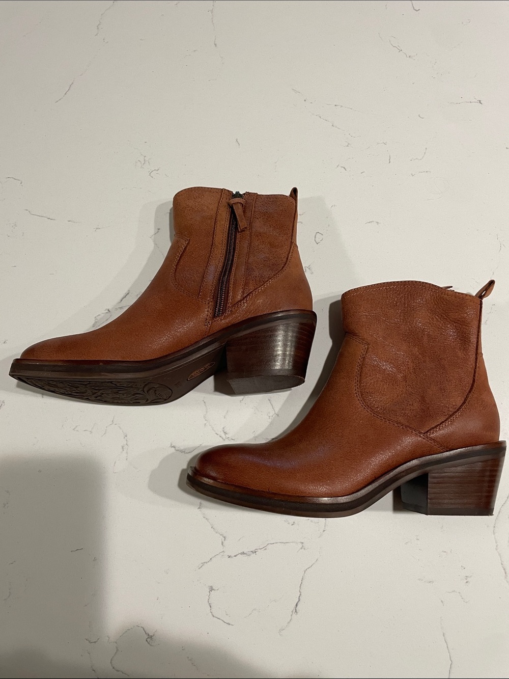 Sofft Leather Ankle Boots - Picture 4 of 10